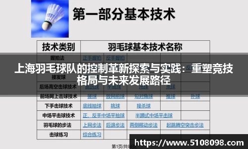 上海羽毛球队的控制革新探索与实践：重塑竞技格局与未来发展路径